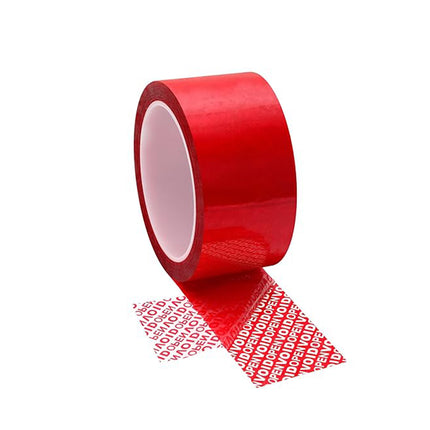 Red VOID Tamper Evident Sealing Tape for Cartons Documents and Parcels