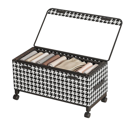 Under Bed Storage Box with Wheels Dustproof Large Capacity for Bedroom Storage