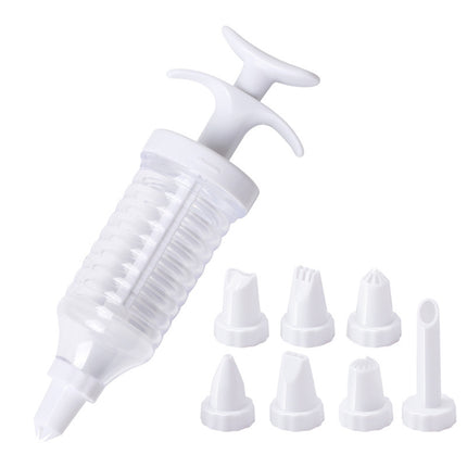 Household Cookie Press Gun Multi Purpose Flower Applicator Baking Cream Tool Set