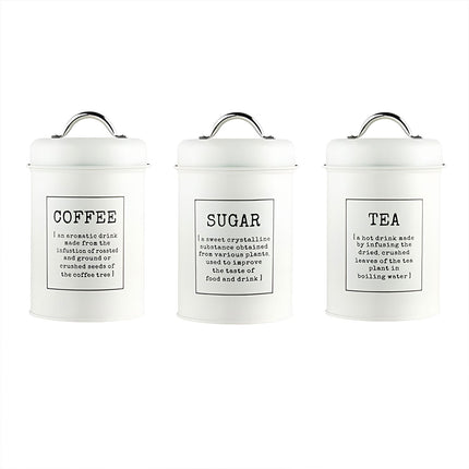 3 PCS Practical Airtight Jar for Milk Powder Coffee Tea Storage Moisture Proof