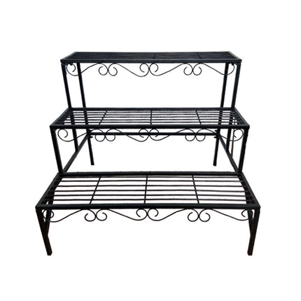 Metal Plant Stand 3 Tier Garden Shelf Flower Pot Rack Indoor Outdoor Display