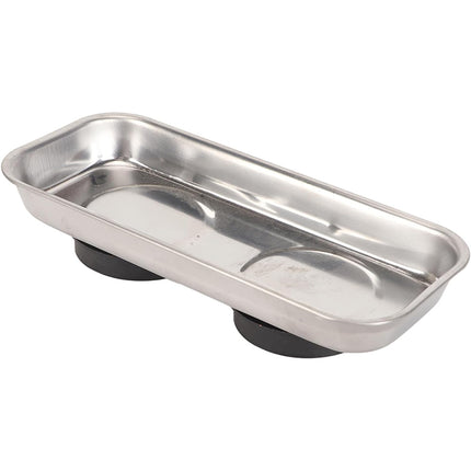Stainless Steel Strong Grip Bowl Tool Tray Set for Garage and Workshop Storage