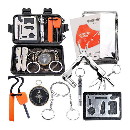 Outdoor Emergency Survival Equipment Set for Hiking Camping Disaster Prep Use