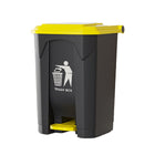 Pedal Trash Can with Lid 100L Large Capacity Durable for Kitchen Office Bathroom