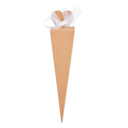 Cone Candy Boxes 50pcs Ice Cream Shape Gift Boxes Party Favour Treat Packaging
