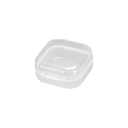 100PCS Square Transparent Storage Boxes Durable for Organizer Jewelry Beads Use