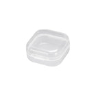 100PCS Square Transparent Storage Boxes Durable for Organizer Jewelry Beads Use