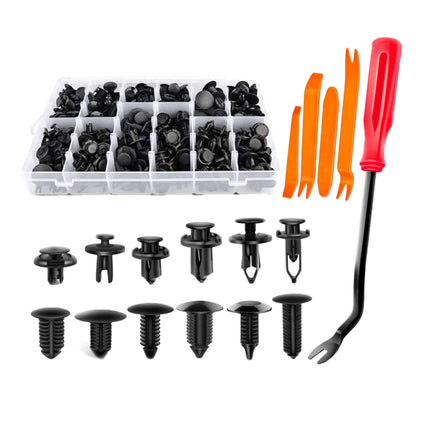 240PCS Car Buckle Set for Auto Body Trim Bumper Fender Panel Replacement Repair