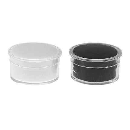 Rotary Cover Transparent Bare Stone Box Jewel Ring Face Diamond Storage Case