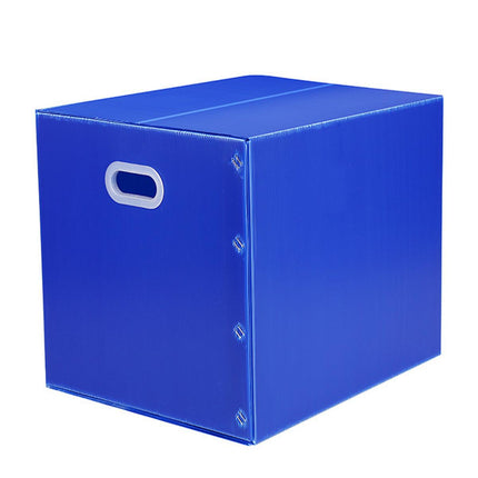 Large Capacity Waterproof Plastic Storage Box Foldable Moving Organizer Durable