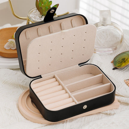 Jewelry Storage Box Travel Mini Case Portable Small Organiser for Rings Earrings