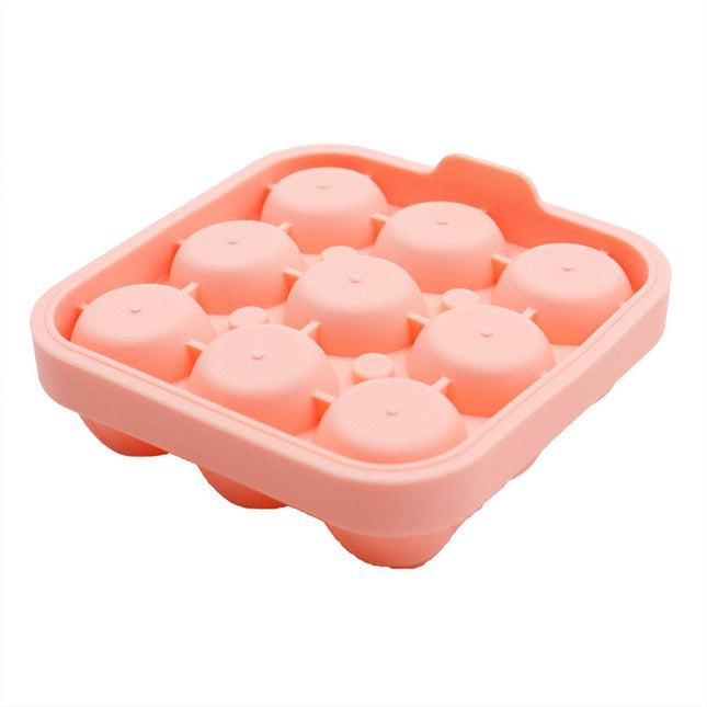 Rose Silicone Ice Ball Mould Box Ice Compartment Tray for Home Bar Drink Making