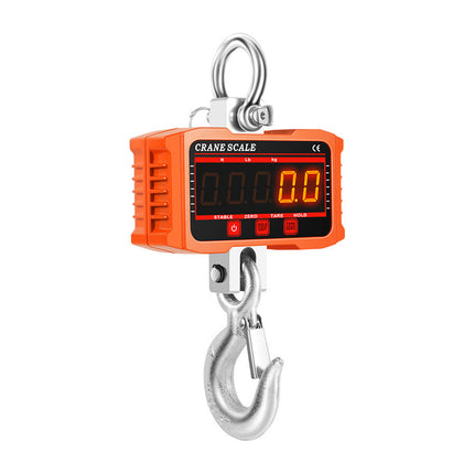 2000kg Electronic Crane Scale Orange LED Remote