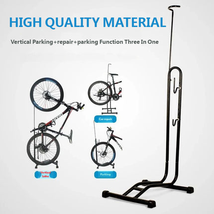 L Display Bike Parking Stand Vertical Adjustable Hook