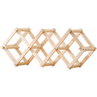 Wine Rack Wooden Display Rack Holds 5 or 10 Bottles for Home Decor Sturdy Durable