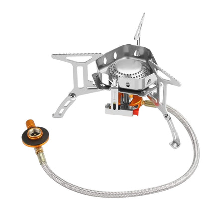 Outdoor Camping Portable Triangle Stove Stainless Steel High Heat Output Durable