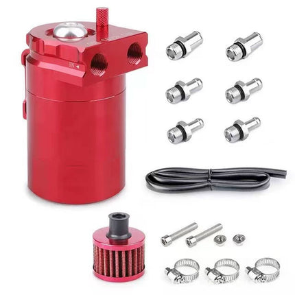 Oil Catch Can Tank with Breather Filter Car Modification Waste Oil Recovery Pot