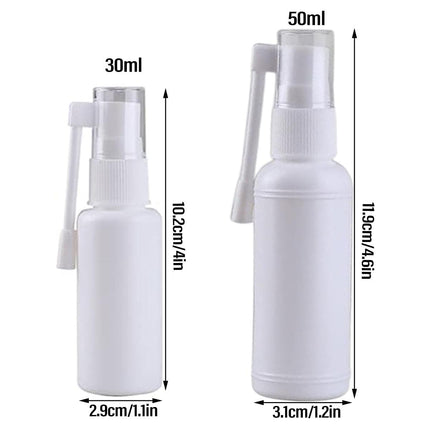 50PCS Rocker Sprayer 360 Degree Spray Bottle Small White Refillable Mist Container