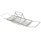 Bathtub Rack Bathroom Storage Shelf Telescopic Adjustable Organiser Tray Home