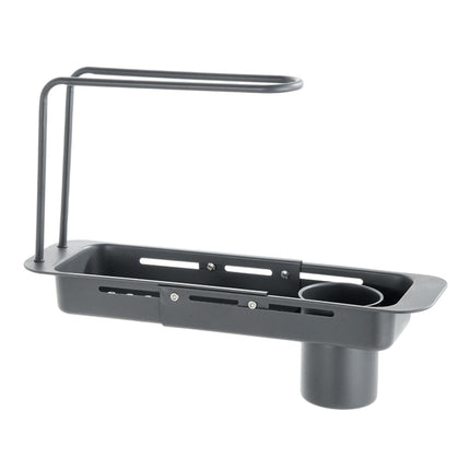 Retractable Kitchen Sink Draining Rack Water Filter Basket Storage Shelf Home