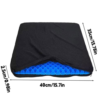 Office Seat Cushion Silicone Honeycomb Cooling Pad Breathable Pressure Relief