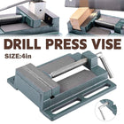 Heavy Duty 4inch Drill Press Vice Bench Clamp for Woodworking Drilling Tool