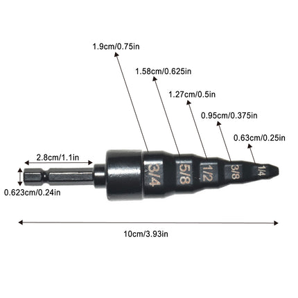 Hexagonal Electric Drill Copper Pipe Reamer Expander Tool for Air Conditioners