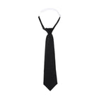 Students' Formal School Uniforms Knot-free Ties Black Plaid Jk Zipper Ties Rope Belts