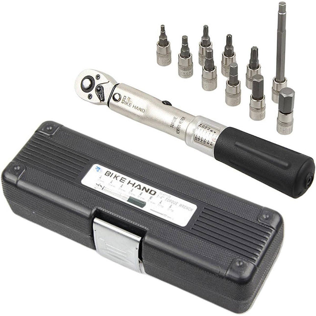 Bike Hand 1/4 Inch Torque Wrench Set 2 to 24Nm
