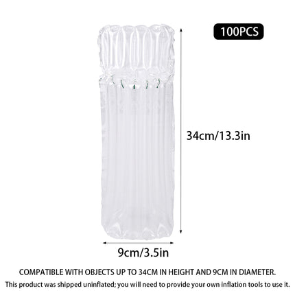 100PCS Air Column Bag Protective Packaging Inflatable Cushion Void Fill