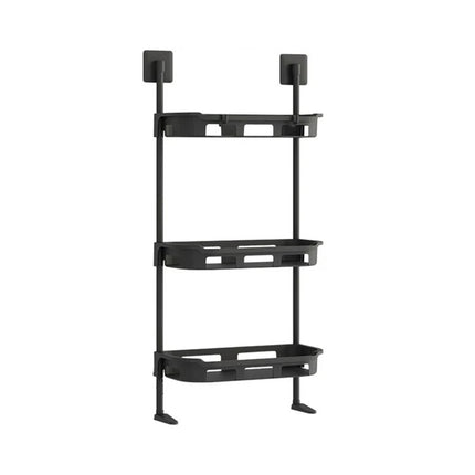 Multifunctional Bathroom Storage Rack Rustproof PP For Shampoo Soap Towel Use