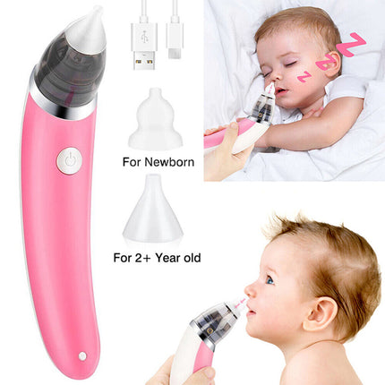 Baby Nasal Aspirator Electric Safe Hygienic Nose Cleaner Snot Sucker For Newborn