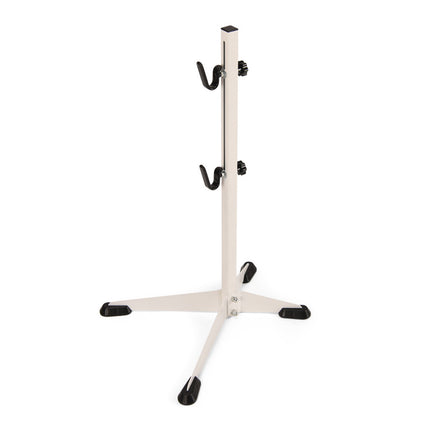 Adjustable Bicycle Floor Parking Stand White