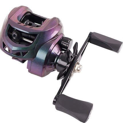 Fishing Reel Metal Baitcasting Water Drop Wheel Black Hand Line Spool Gear Tool