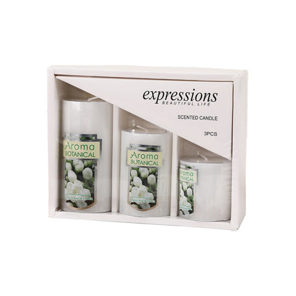 Classic Simple Cylindrical Scented Candles for Home Use Aromatherapy Decoration