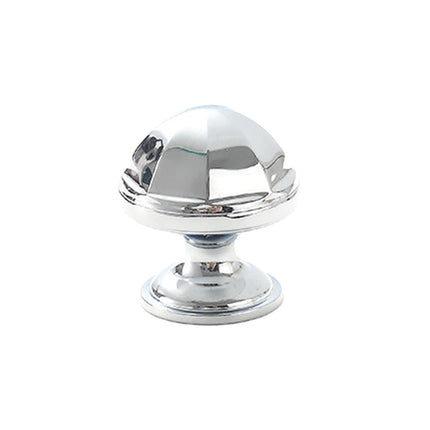 French Cabinet Handle Bright Silver Single Hole Modern Pull for Drawer Wardrobe