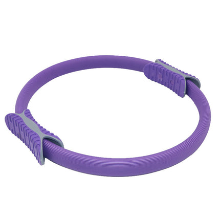 Multicolor Yoga Circle Crescent Handle Pilates Ring for Body Toning Exercise