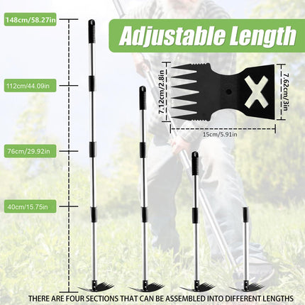 MultiFunctional Hoe Weeder Garden Tool Heavy Duty Durable for Yard Lawn Grooming