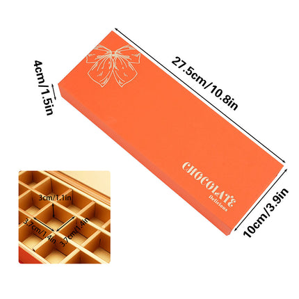 5pcs Flip-Top Chocolate Gift Boxes Or Special Occasions And Packaging Gifts