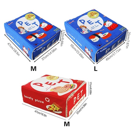 Rectangular Cookie Box Pet Bed for Cats Dogs Cat Bed Kitten Puppy Soft Pet House