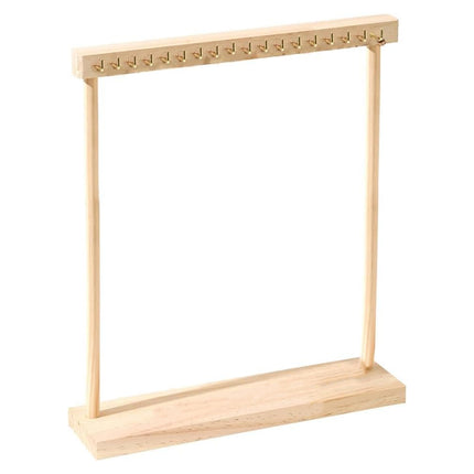 Solid Wood Necklace Jewelry Display Racks for Home Store Showcase Storage