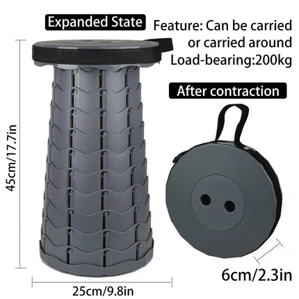 Portable Outdoor Travel Foldable Stool Camping Chair Lightweight Durable Use