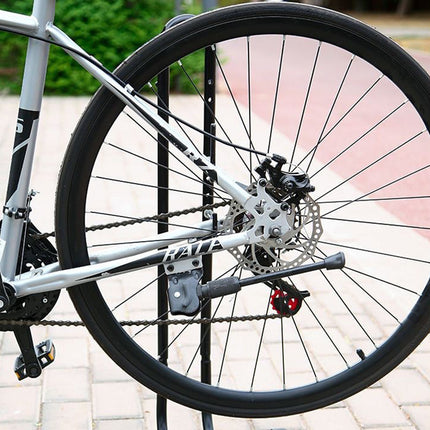 Adjustable Bicycle Parking Stand Plug-in Bike Rack for Mountain Road Bikes