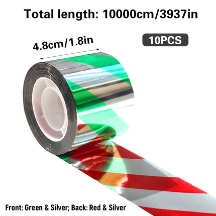 10PCS Orchard Farmland Reflective Bird Repellent Tape Crop Protection Ribbon