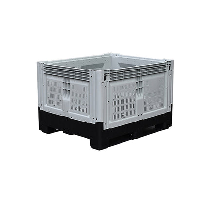 Foldable HDPE Logistics Storage Crate Stackable Forklift Pallet Box