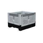 Foldable HDPE Logistics Storage Crate Stackable Forklift Pallet Box