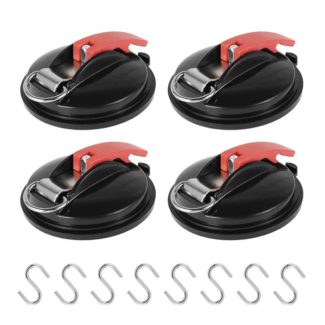 Suction Cup Anchor Holder 4pcs Multifunctional Wall Mount Household Vacuum Hooks