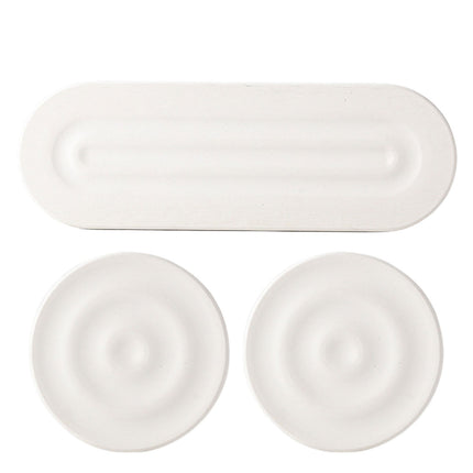 3PCS Bathroom Countertop Water Absorbing Pads Quick Drying Faucet Washbasin Mat
