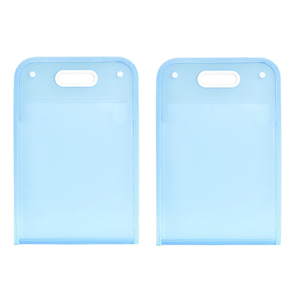 2PCS 13 Pocket A4 File Storage Bag Large Capacity Organizer Durable Documents