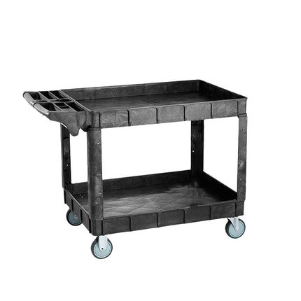 2 Tier MultiFunctional  Rolling Tool Cart for Garage Workshop Storage Organizer